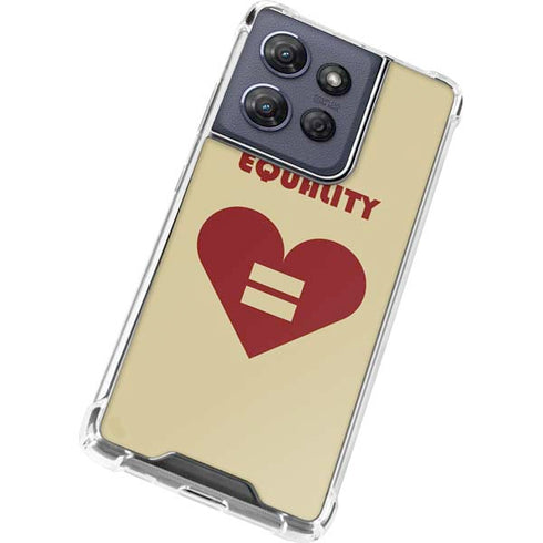 Equality Heart Moto G Play 5G (2025) Clear Case